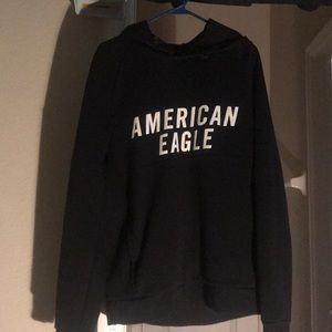 american eagle active wear hoodie black